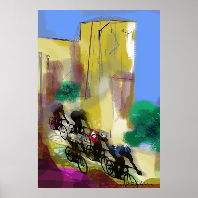 Poster Course de vélos 62110 (Devant)