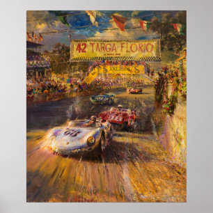 Poster Course d'Oldtimer
