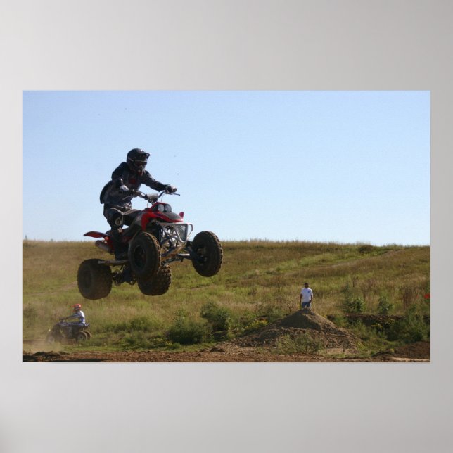 Poster course en quad (Devant)
