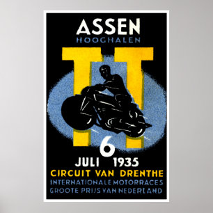 Poster Course Internationale De Moto 1935