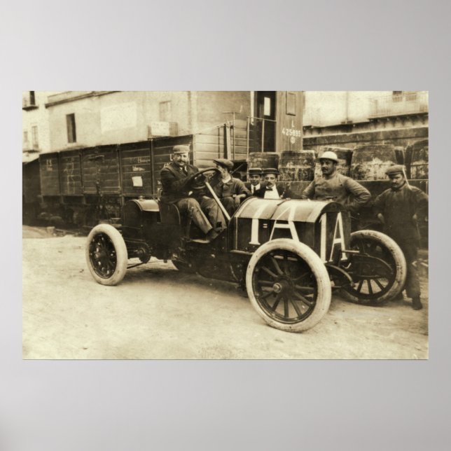 Poster Course Targa-Florio en Italie (Devant)