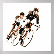 Courses de Vélo -Sépia Ombre -2