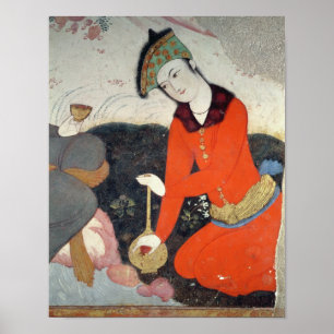 Poster Courtier à la Cour de Shah Abbas I