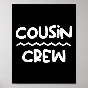 Poster Cousin Crew 2025 Réunion de famille Rendre des sou