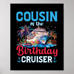 Poster Cousin du croiseur d'anniversaire Drôle de croisiè
