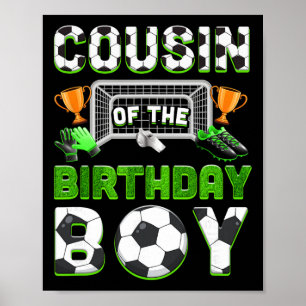 Poster Cousin du garçon qui fête son anniversaire Ensembl