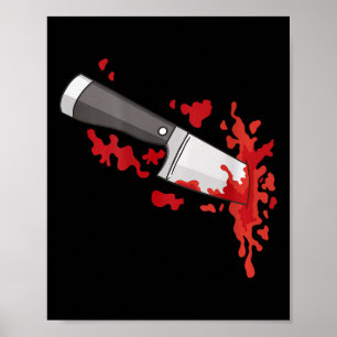 Poster Couteau Dans Le Ck Halloween Costume De Meurtre Co