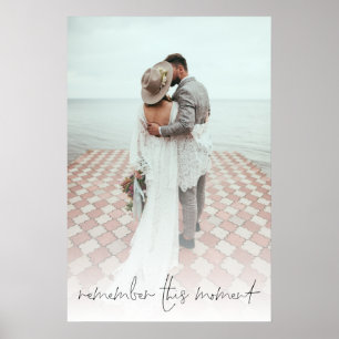 Poster Coutume Romantique Photo Se souvenir de ce moment