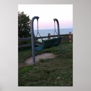 Poster Couture Avec Vue Sur Le Lac