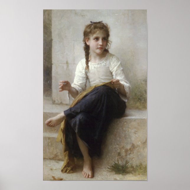 Poster Couture par William-Adolphe Bouguereau (Devant)