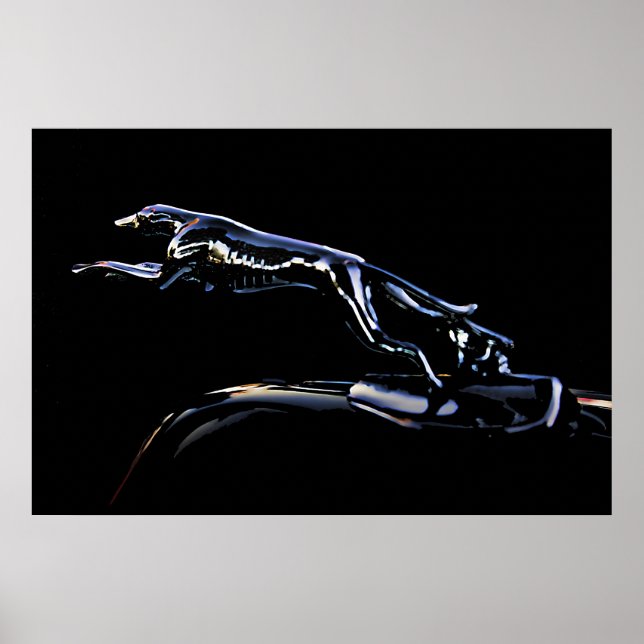 Poster Couvercle de voiture classique Greyhound (Devant)