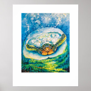 Poster Couverture à rayons X - SeaTurtle CT Pelvis par L.