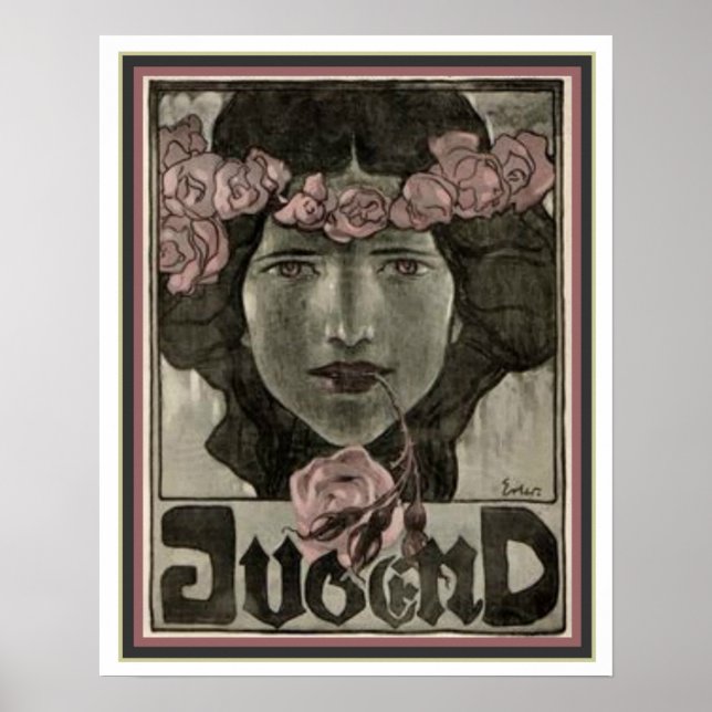 Poster Couverture Art Nouveau Jugend par Fidus 16 x 20 (Devant)