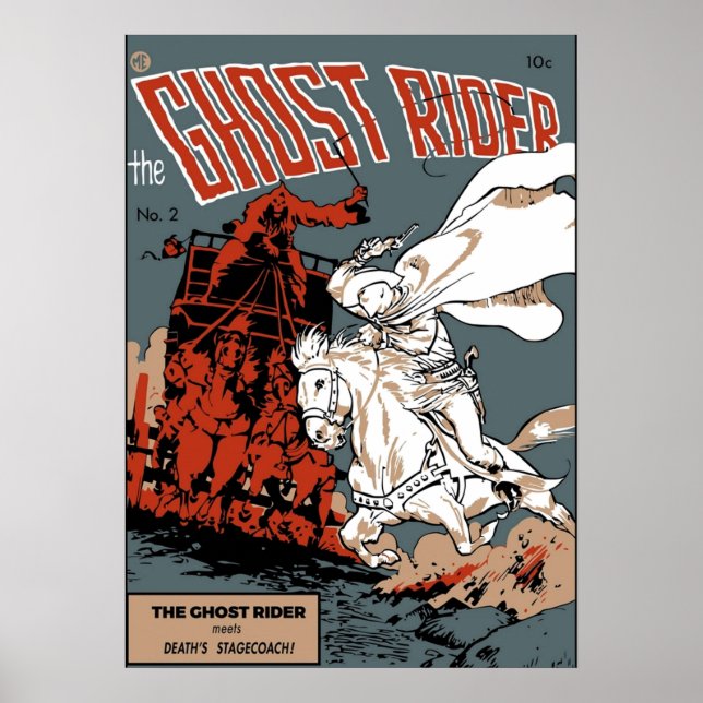 Poster Couverture comique du pilote fantôme (Devant)
