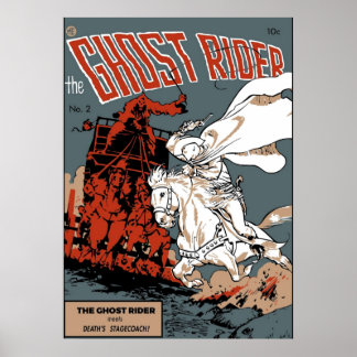 Poster Couverture comique du pilote fantôme