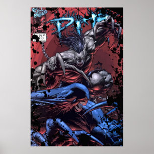 Poster Couverture comique Pitt Superhero