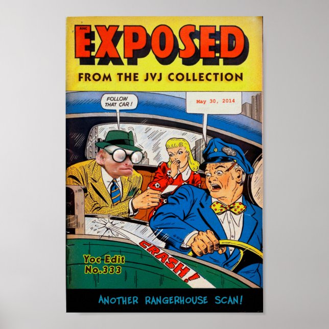 Poster Couverture comique vintage (Devant)