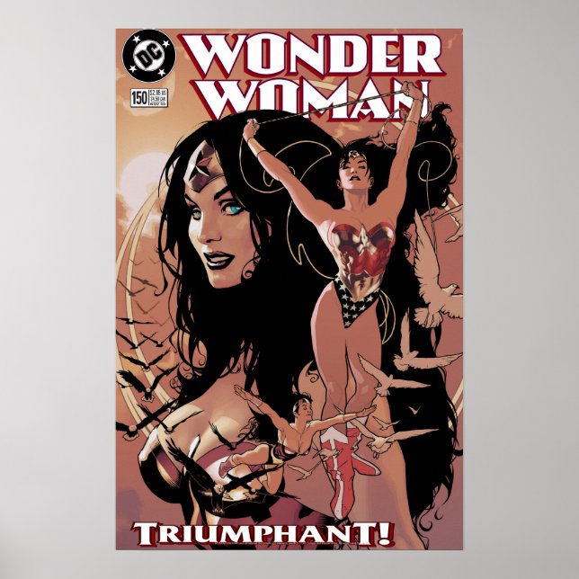 Poster Couverture comique Wonder Woman #150 : Triumphant (Devant)