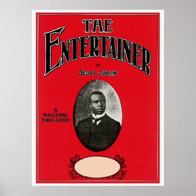 Poster Couverture de la feuille de chanson Scott Joplin (Devant)