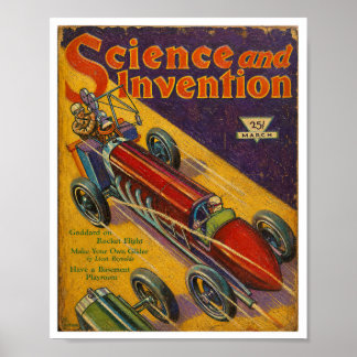 POSTER COUVERTURE DE MAGAZINE VIEILLI DES ANNEES 1930
