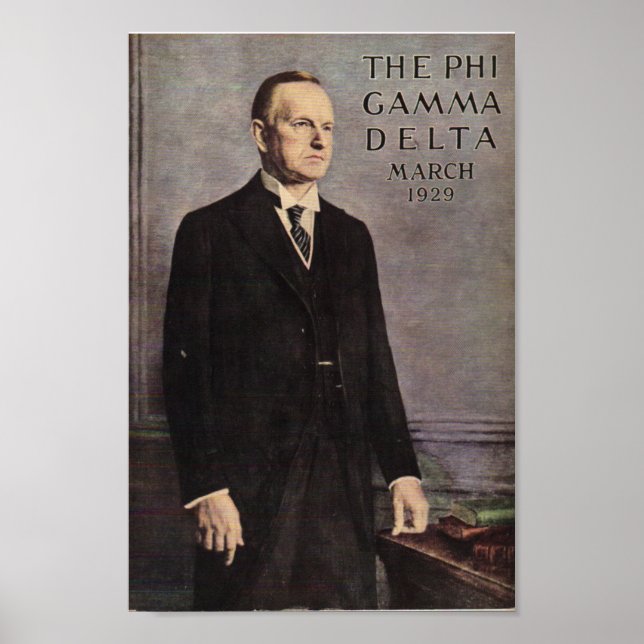 Poster Couverture du magazine Calvin Coolidge (Devant)