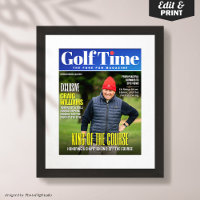 Couverture du magazine Custom Golf, cadeau amusant