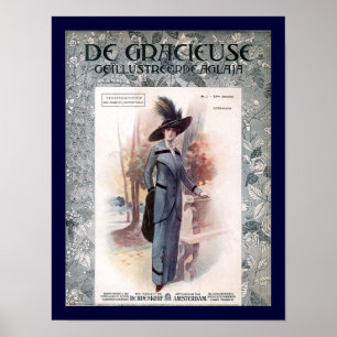 Poster Couverture du magazine de mode KRW 1907
