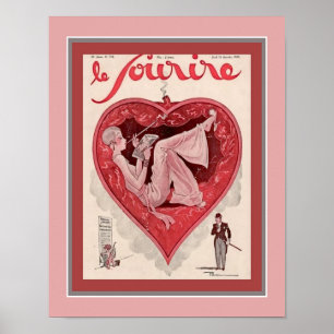 Poster Couverture du magazine "Le Sourire"