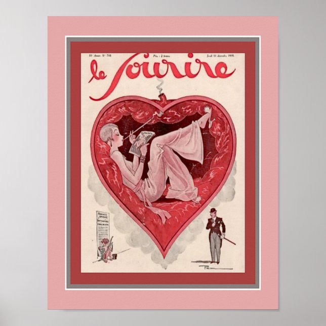 Poster Couverture du magazine "Le Sourire" (Devant)