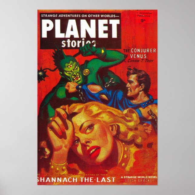 Poster Couverture du magazine Planet Stories 7 (Devant)