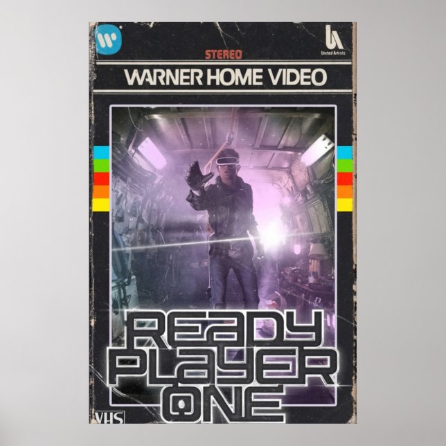 Poster Couverture VHS du joueur prêt (Devant)