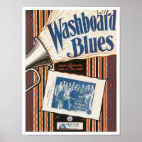 Couverture Vintage du livre de bord Blues