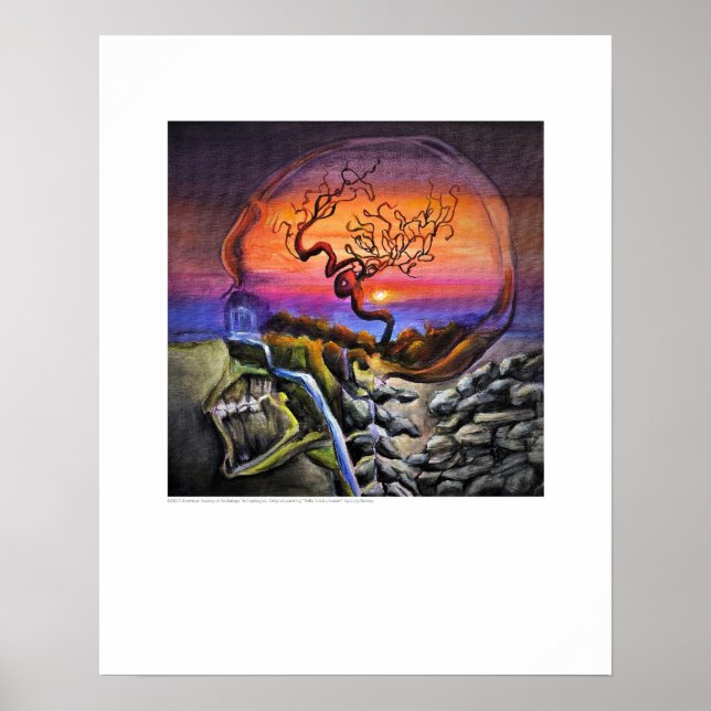Poster Couvre-rayons X - Sella Turcica Sunset - L. Rainey (Devant)