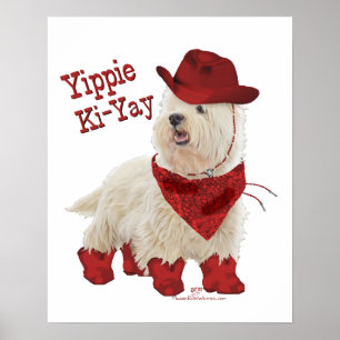 Poster Cow-boy en bottes