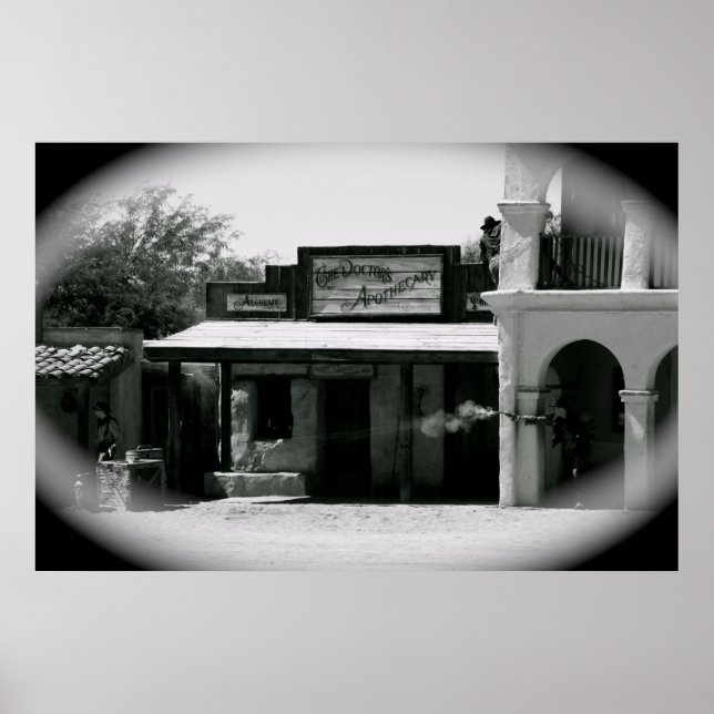 Poster Cowboy Gunfight (Devant)