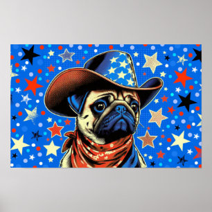 POSTER COWBOY JUSQU'À 6