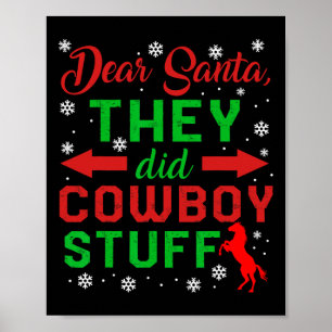 Poster Cowboy Stuff Horseba