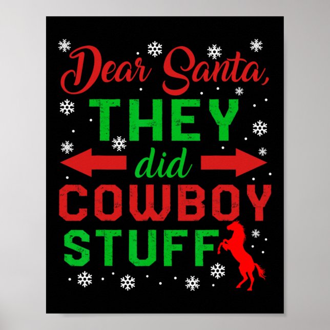 Poster Cowboy Stuff Horseba (Devant)