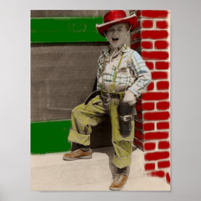 Poster cowboy urbain (Devant)