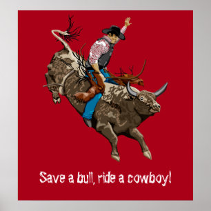 Poster Cowboy vintage