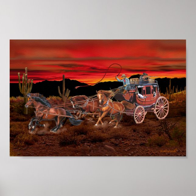 POSTER COWBOYS DE STAGECOACH (Devant)