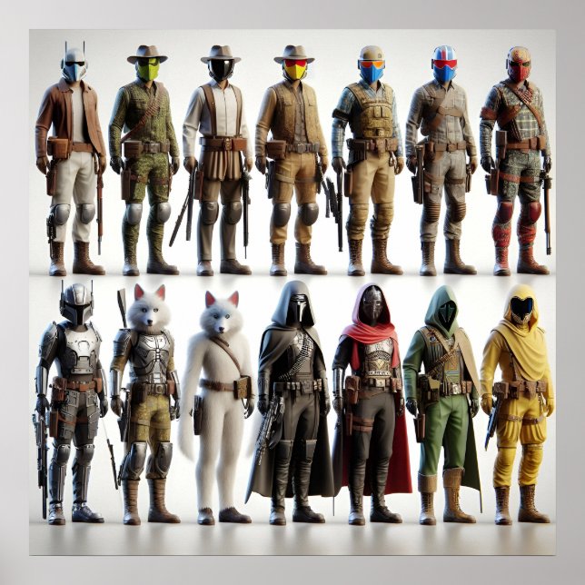 Poster Cowboys VS Mutants (Devant)