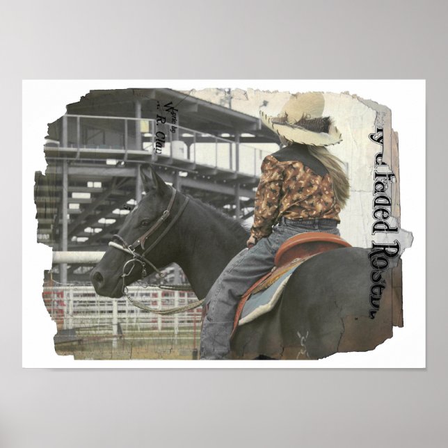 Poster Cowgirl (Devant)