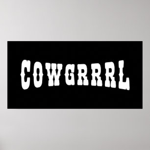 POSTER COWGRRRL