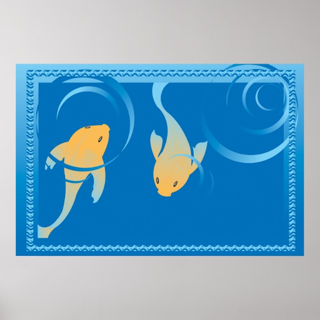 Poster Coy Fish (Devant)