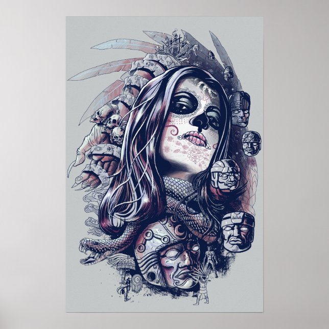 Poster Coyolxaugqui (Devant)