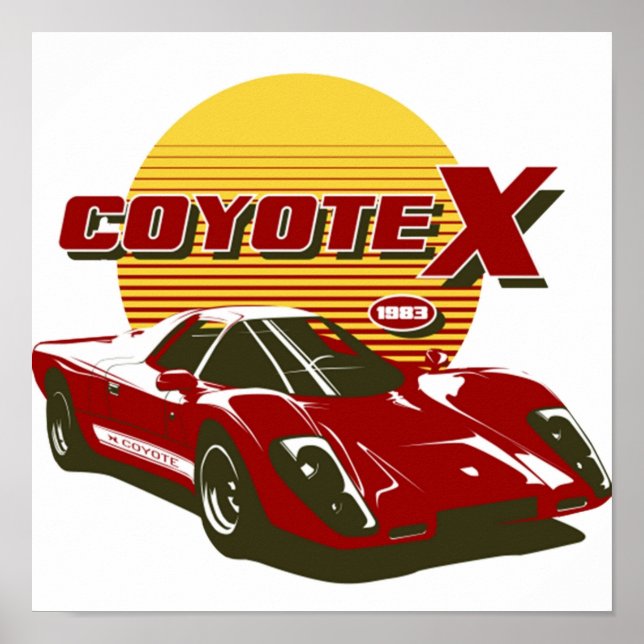 Poster Coyote X Hardcastle McCormick (Devant)