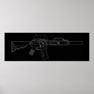 Poster CQBR MK18 Mod 0