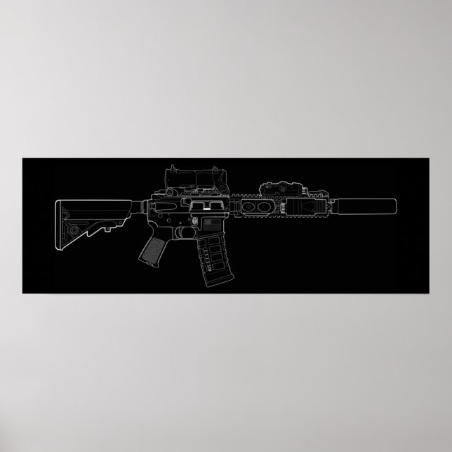 Poster CQBR MK18 Mod 0 (Devant)
