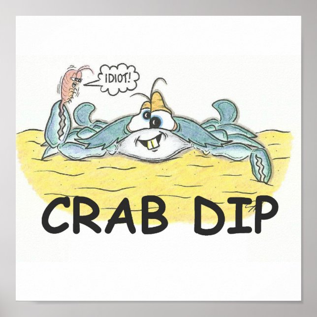 Poster Crab Dip Print (Devant)